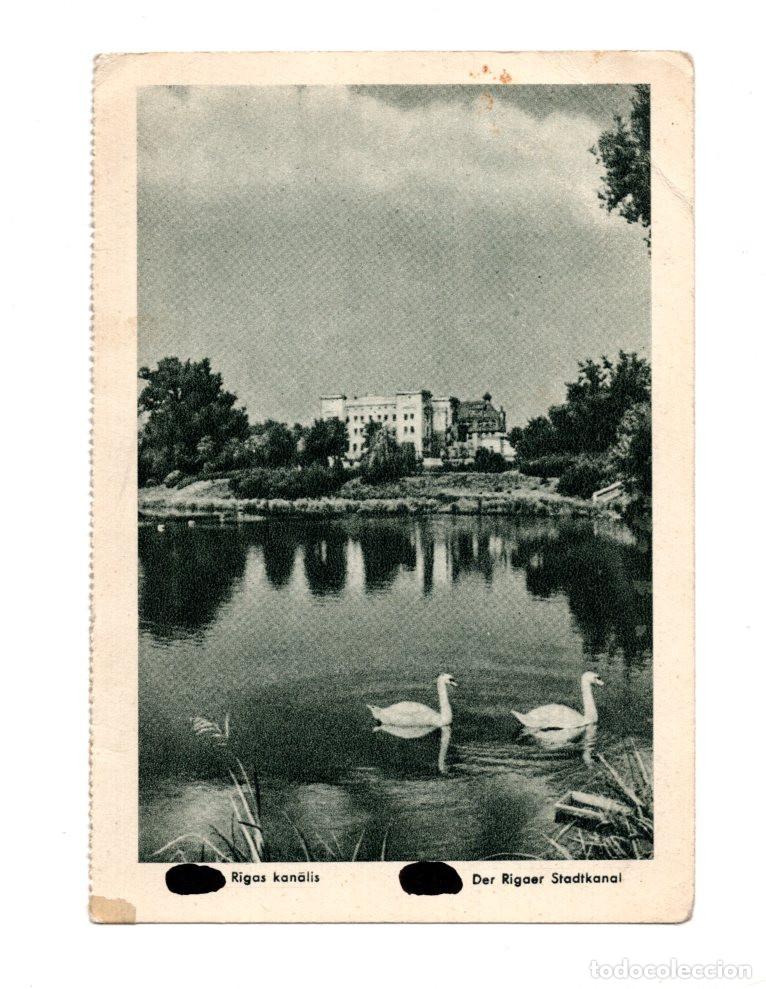 Postales: LETONIA.- CANAL DE RIGA. - Foto 1