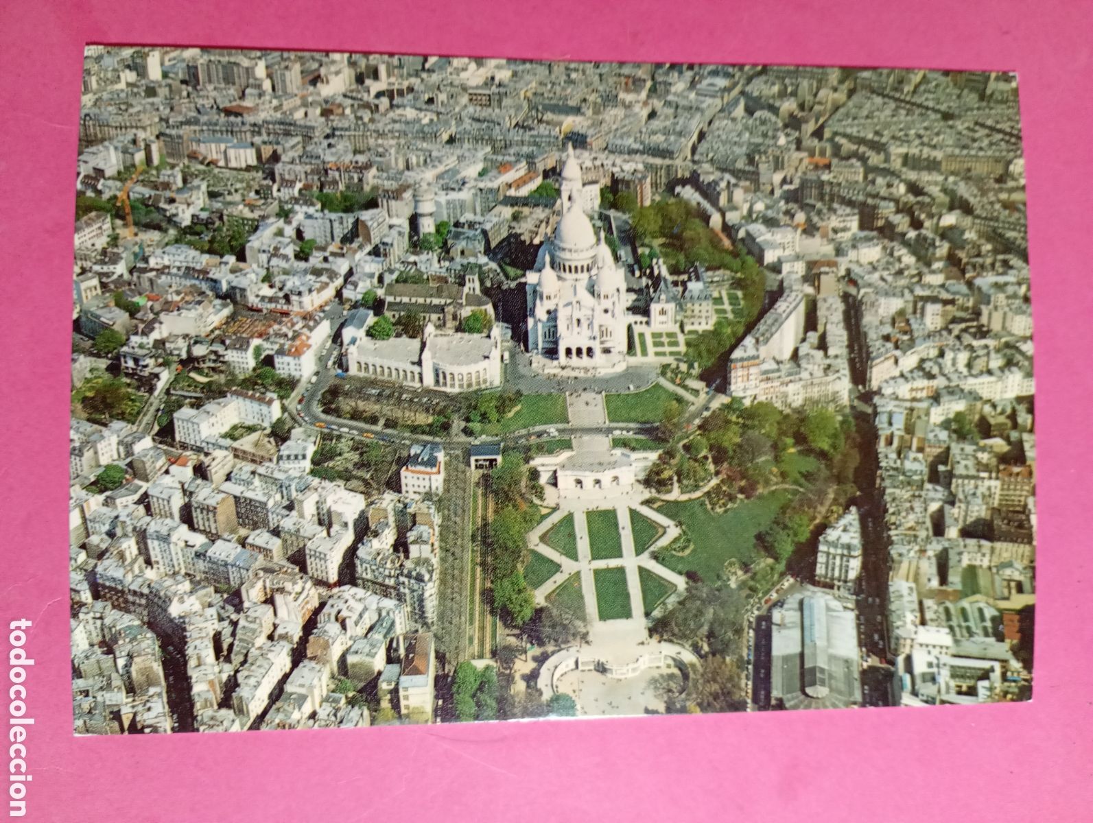 Postales: paris color s/c survolant basilique sacr&eacute; coeur montmartre photo monique fran&ccedil;ois lyna paris R1580