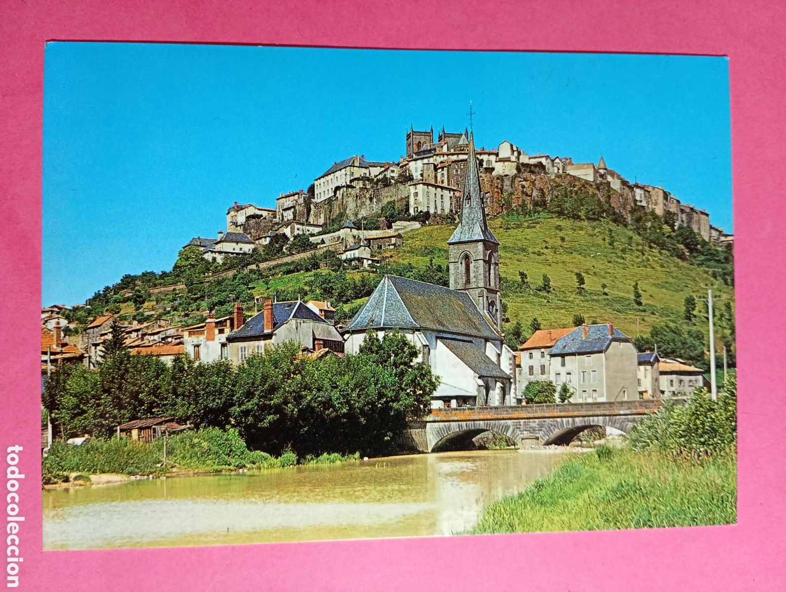 Postales: saint-flour (cantal) 5 vue d&acute;ensemble de la ville haute et du faubourg - p. artaud & cie. R1587