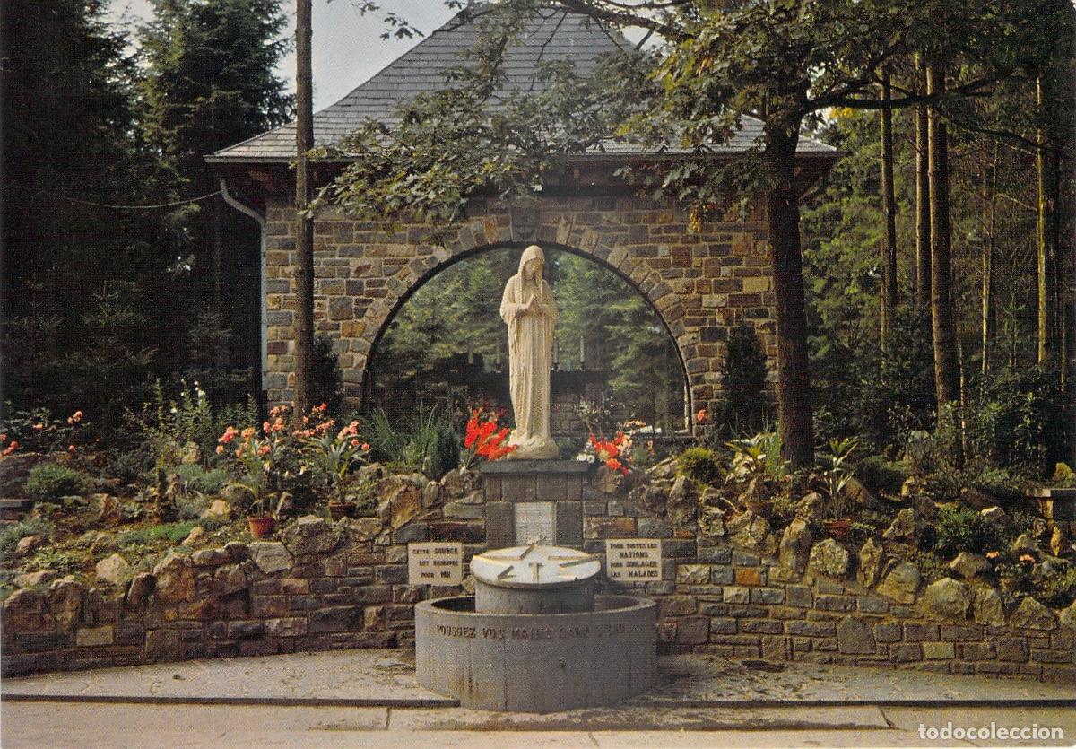 Postcards: Postal de Banneux Notre-Dame - La Fuente de la Virgen, B&eacute;lgica
