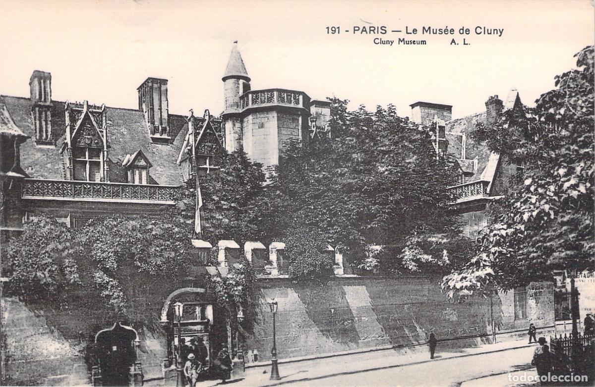 Postcards: Tarjeta Postal del Museo de Cluny en Par&iacute;s