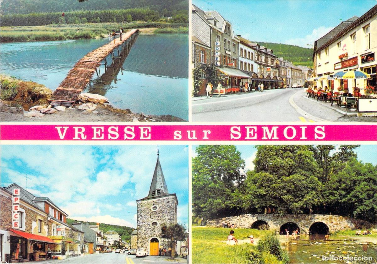 Postales: Postal de Vresse-sur-Semois, B&eacute;lgica - Vistas Varias del Pueblo