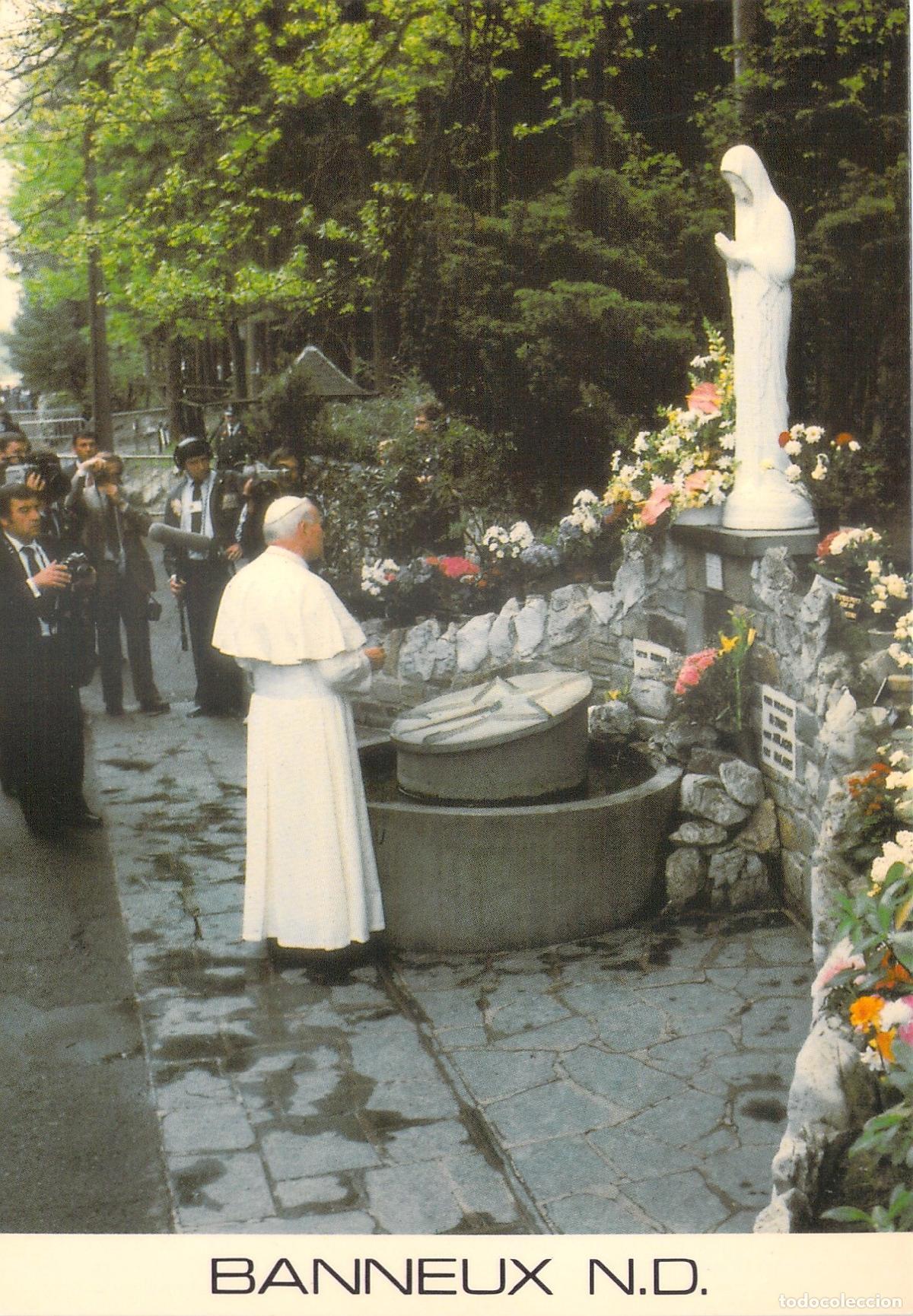 Postcards: Postal Papa Juan Pablo II en el Santuario de Banneux B&eacute;lgica
