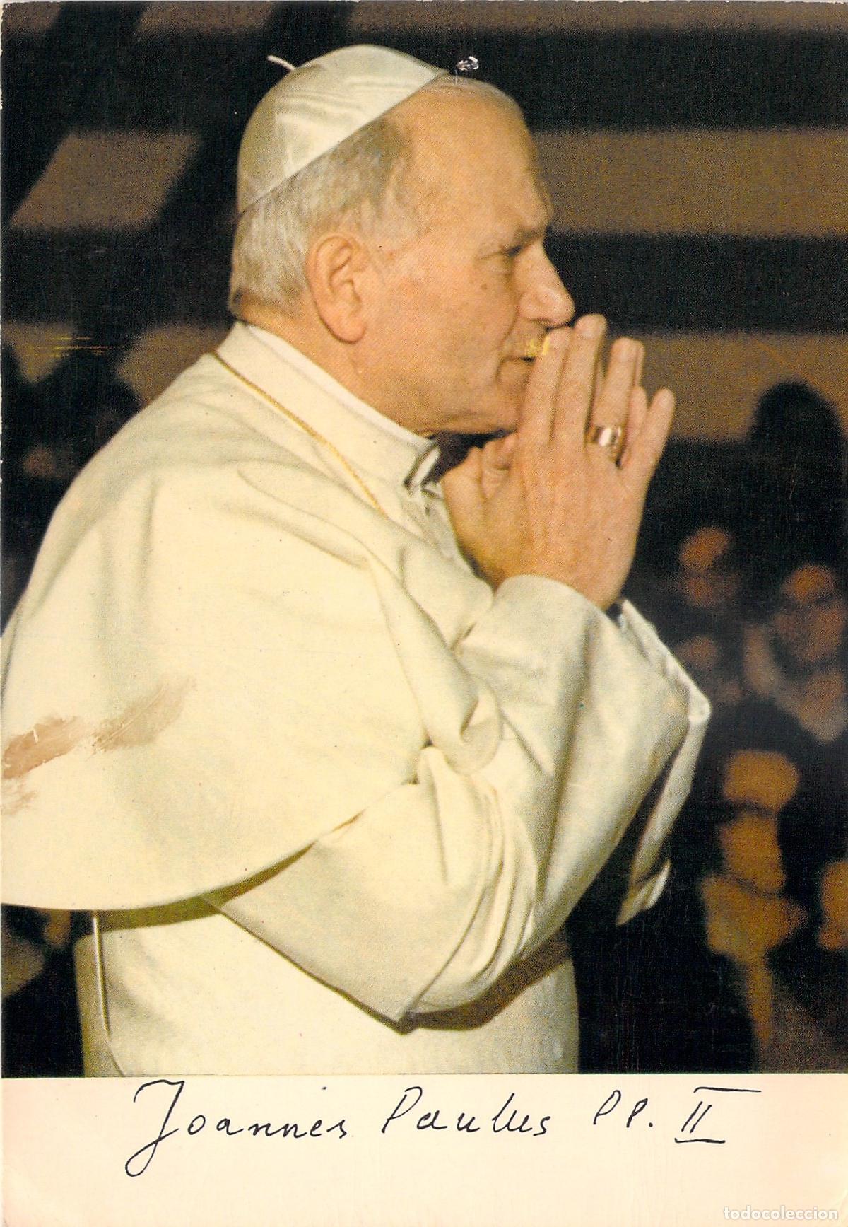 Postales: Postal del Papa Juan Pablo II en Oraci&oacute;n, Vaticano