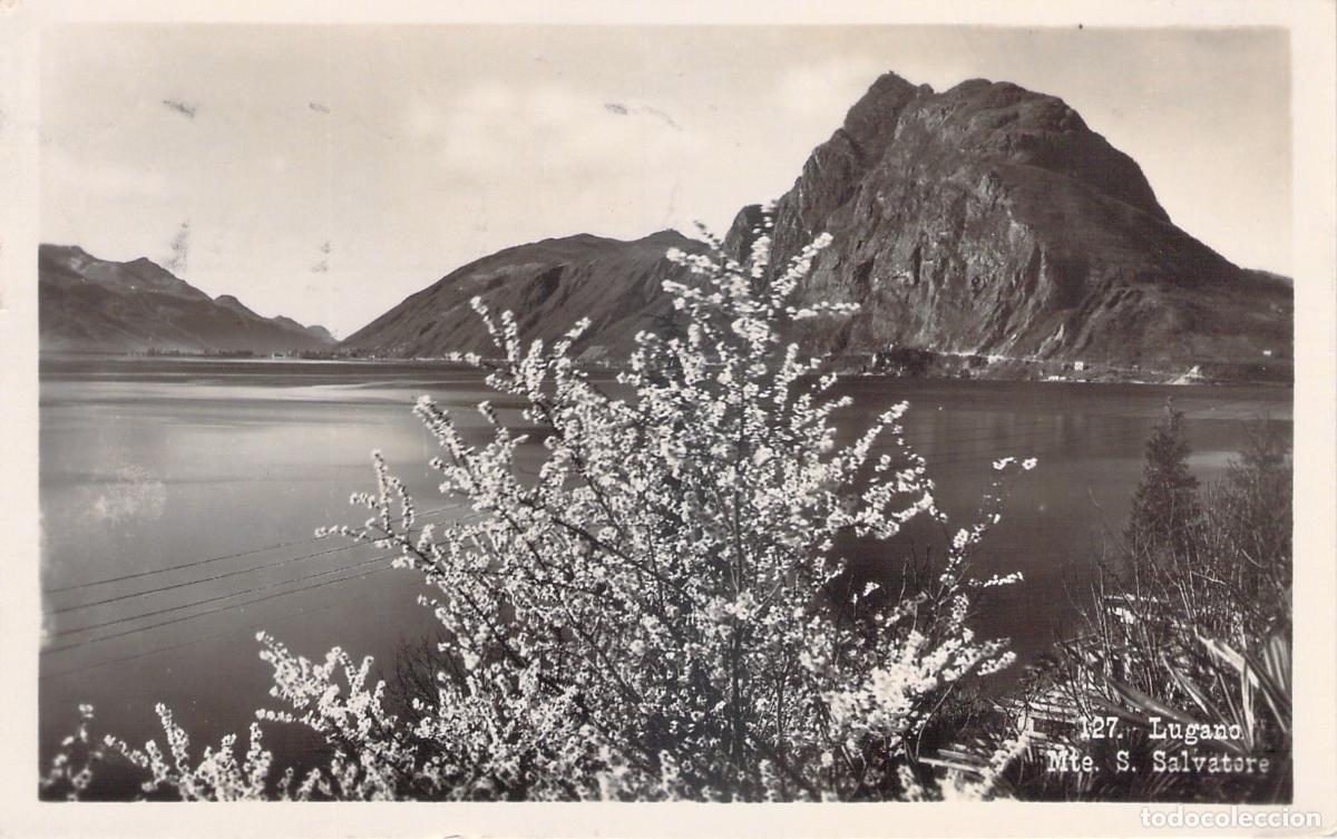Postcards: Postal de Lugano con Vista al Monte San Salvatore en Suiza