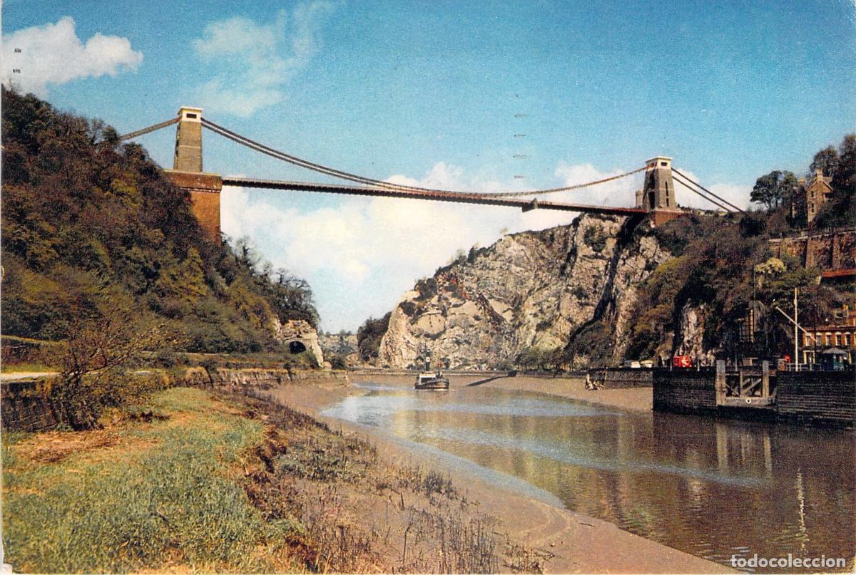 Postales: Postal del Puente de Suspensi&oacute;n de Clifton en Bristol