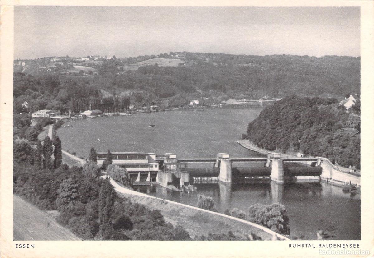 Postales: Postal de Essen, Valle del Ruhr y Lago Baldeneysee en Alemania