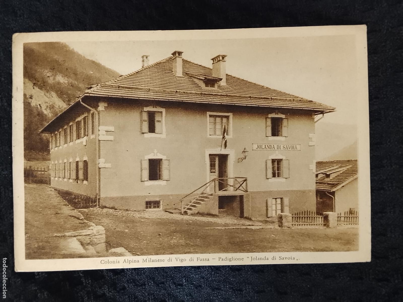 Postales: COLONIA ALPINA MILANESE DI VIGO DI FASSA - CON SELLO - POSTAL ANTIGUA -(115.409)