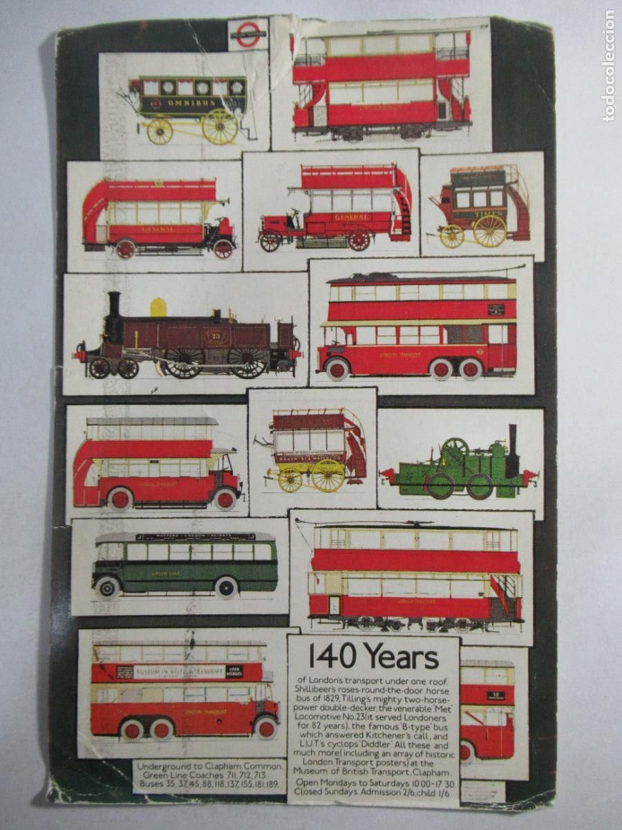 Postales: Transport Museum - London - 16,5 x 10,5 cm. - Circulada