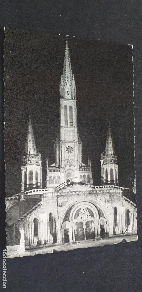 Postales: FRANCIA-V51-LOURDES-140X90mm.-NO ESCRITA-BASILICA..