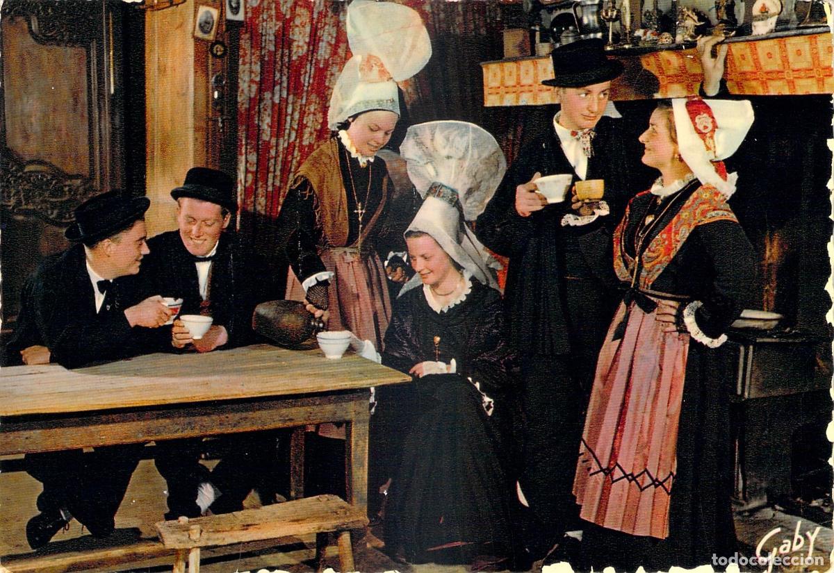 Postales: Postal de Folklore de Normand&iacute;a - Trajes de La Hague y Cotentin