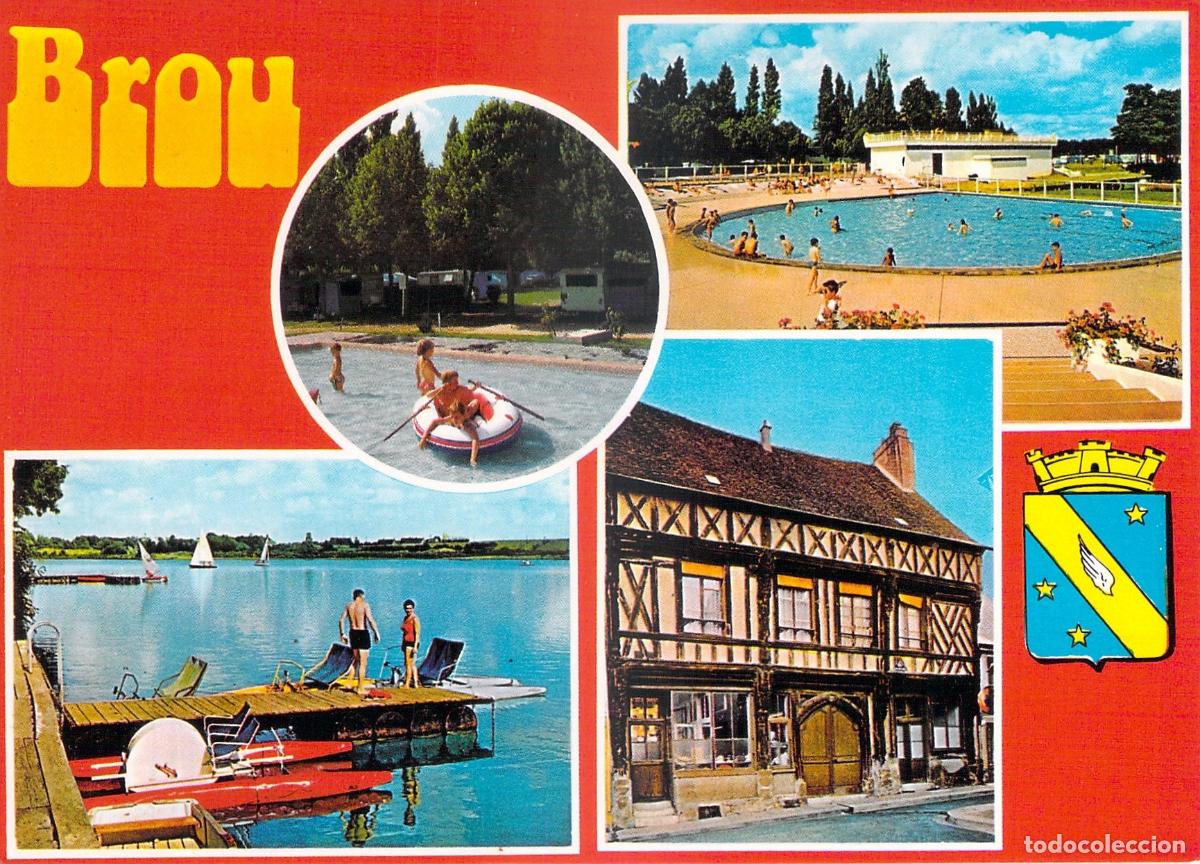Postales: Postal Multi-vista de Brou, Eure-et-Loir, Francia