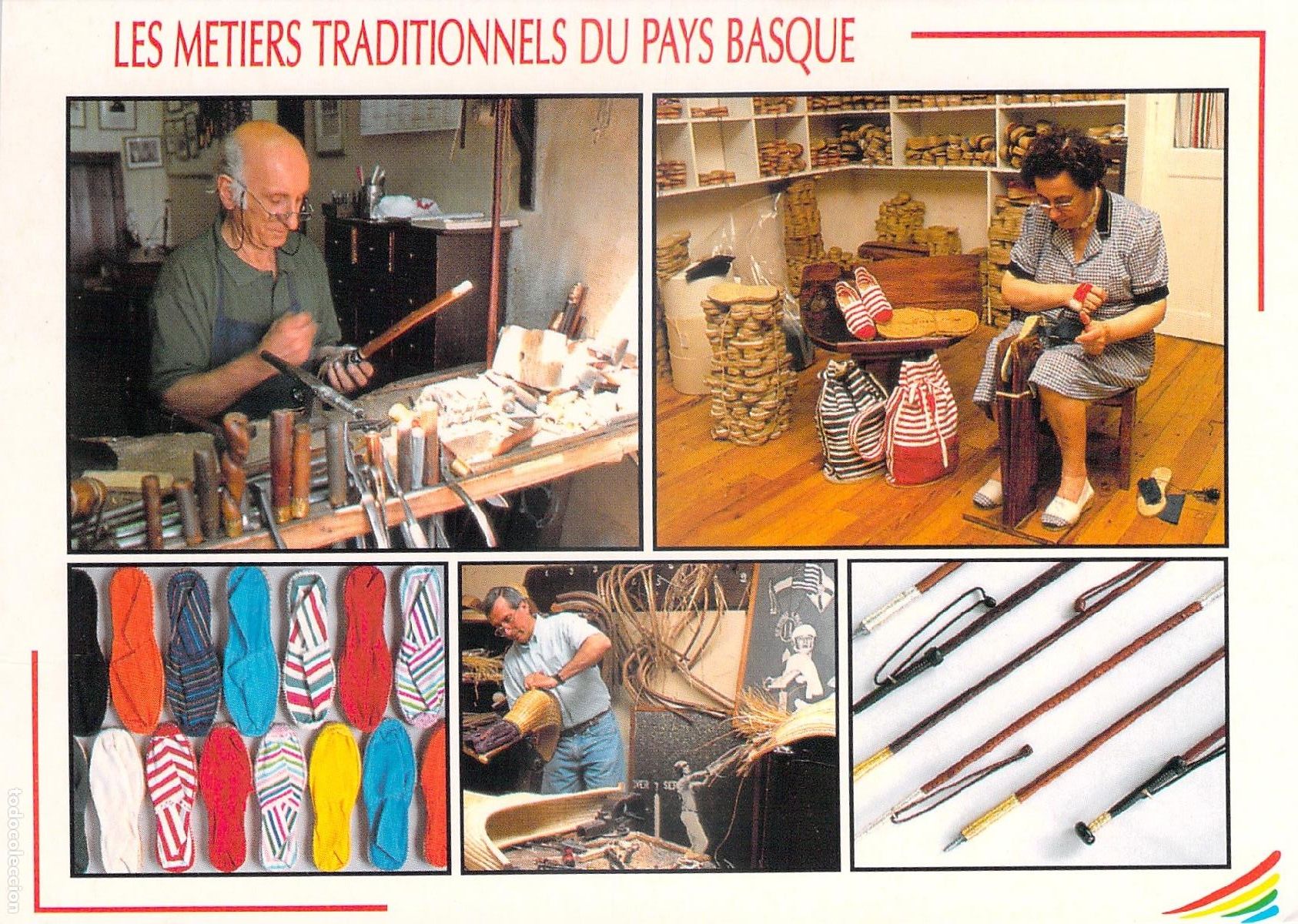 Postales: Postal Oficios Tradicionales del Pa&iacute;s Vasco Artesan&iacute;a y Cultura