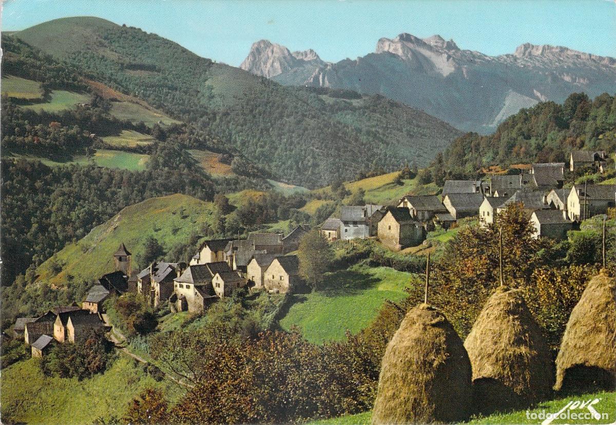 Postales: Postal de Aydius y el Pic d'Anie en el Valle de Aspe