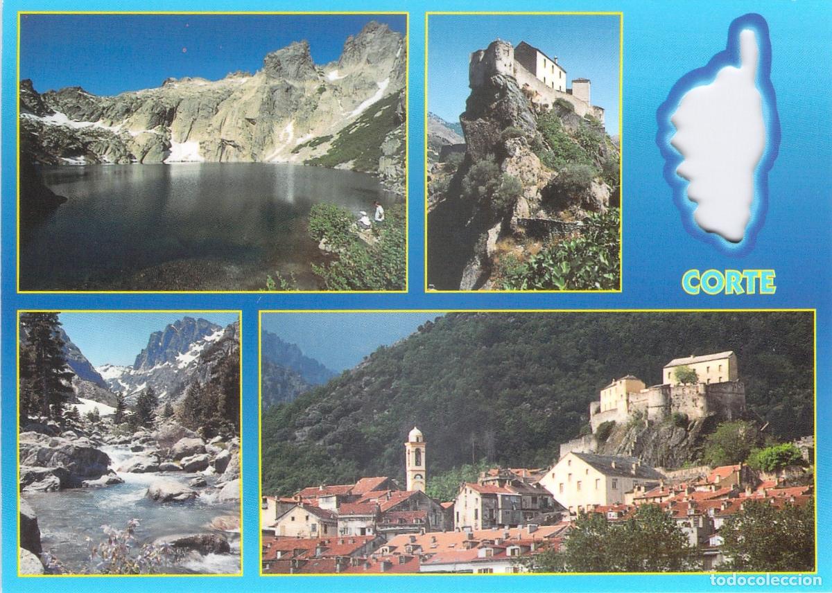 Cartes Postales: Postal de Corte, C&oacute;rcega: Ciudadela, Lago Capitellu y Valle Restonica