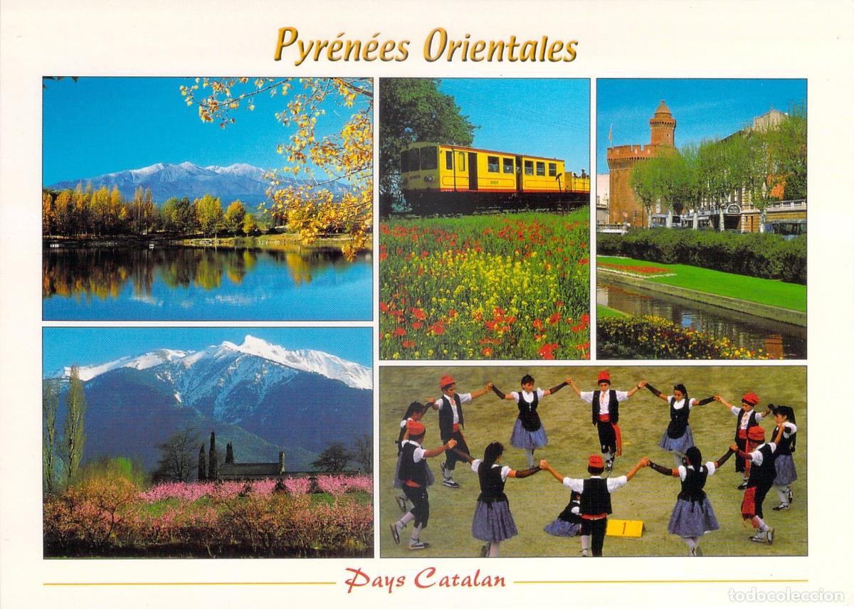 Postcards: Postal de los Pirineos Orientales, Francia - Paisaje y Cultura Catalana