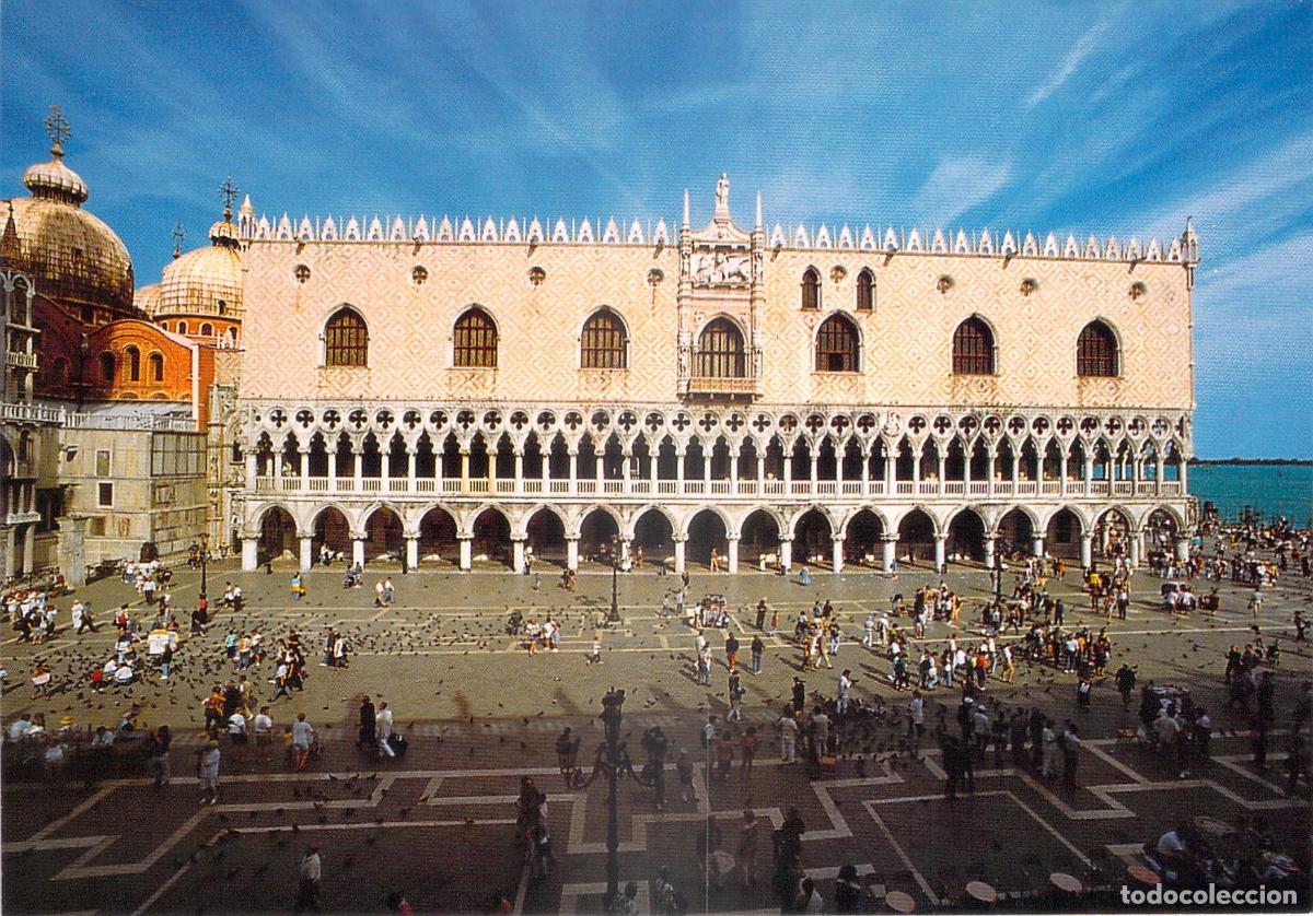 Postcards: Postal Palacio Ducal de Venecia y Plaza de San Marcos Italia