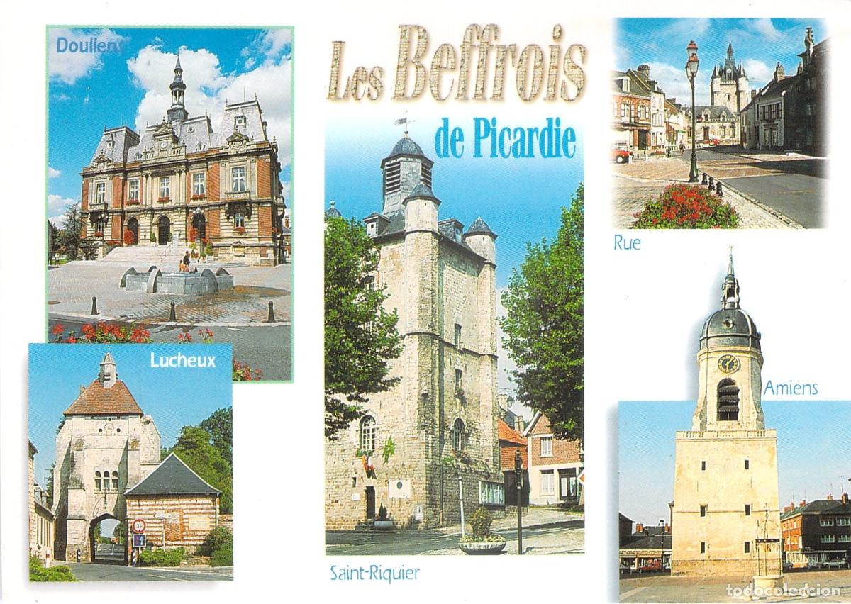 Postcards: Tarjeta Postal de los Campanarios de Picard&iacute;a, Francia