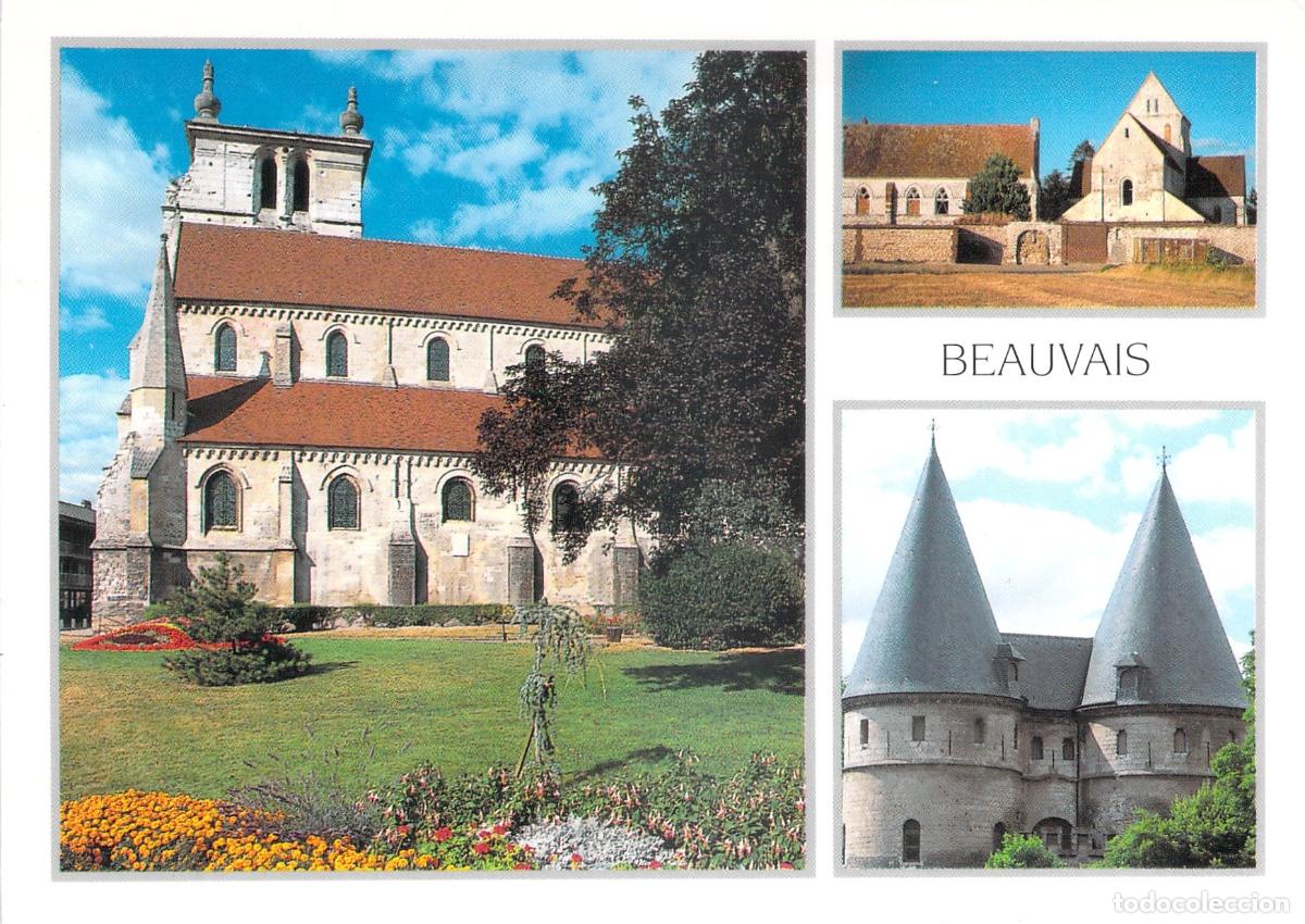 Postcards: Postal Multivista de Beauvais - Iglesia Saint-Etienne y Museo