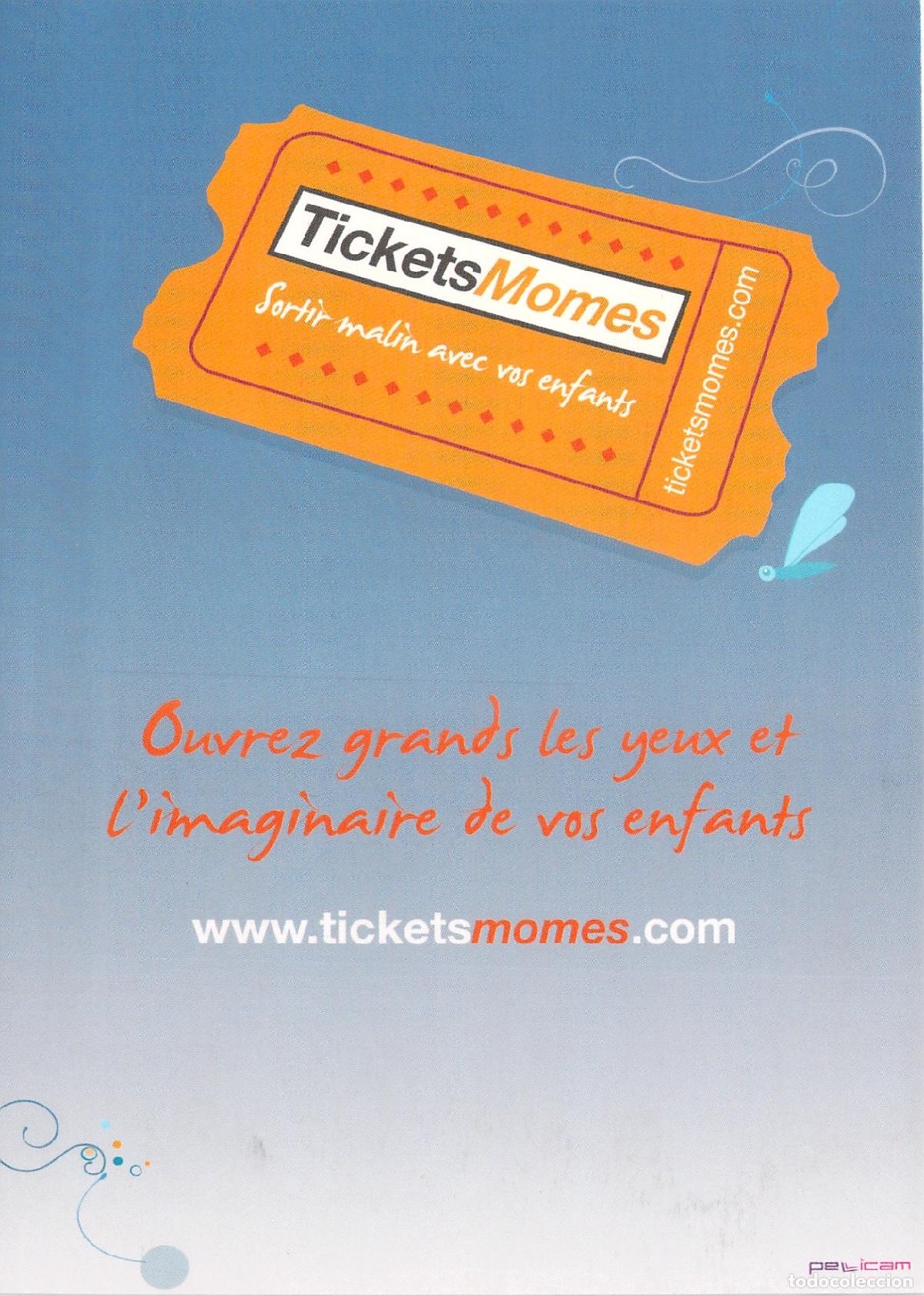 Postales: Postal Publicitaria TicketsM&ocirc;mes Espect&aacute;culos para Ni&ntilde;os