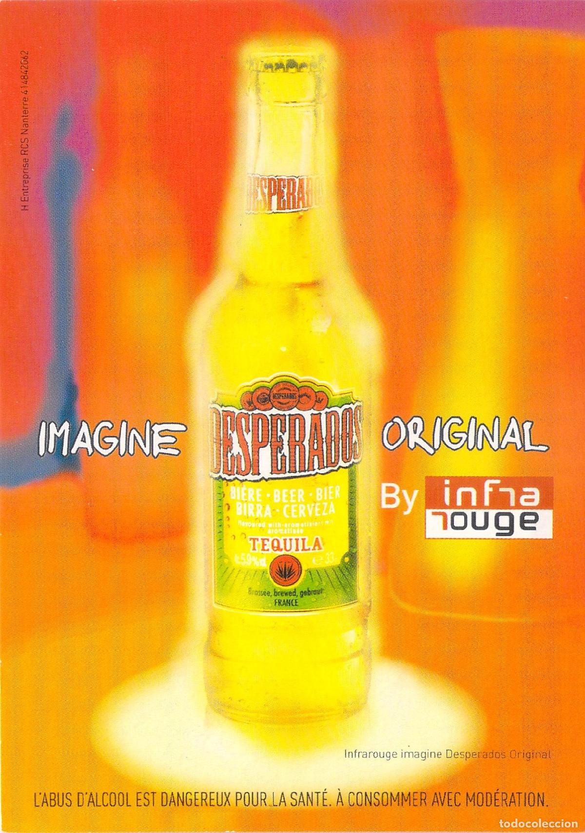 Postales: Postal Publicitaria de Cerveza Desperados Original Infrarouge