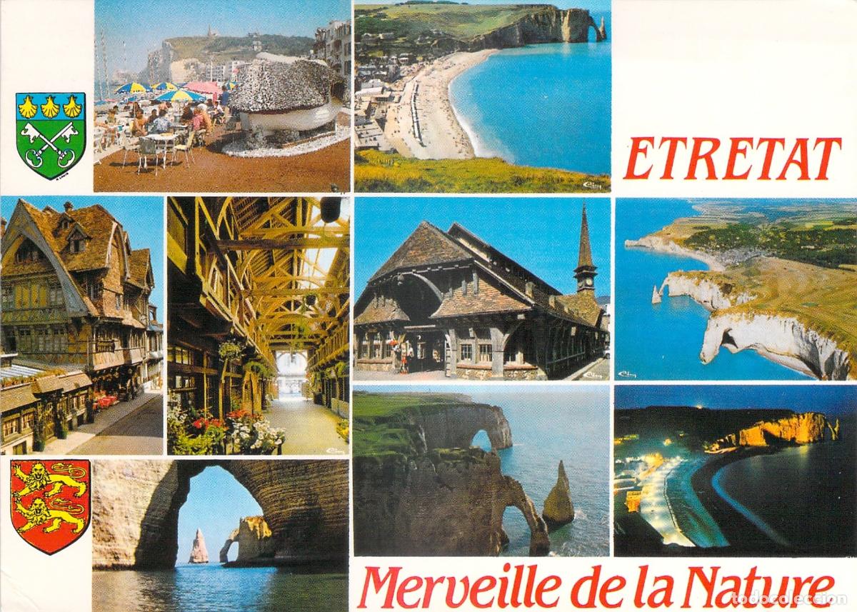 Postales: Postal de &Eacute;tretat Normand&iacute;a Maravilla de la Naturaleza Multi-vista