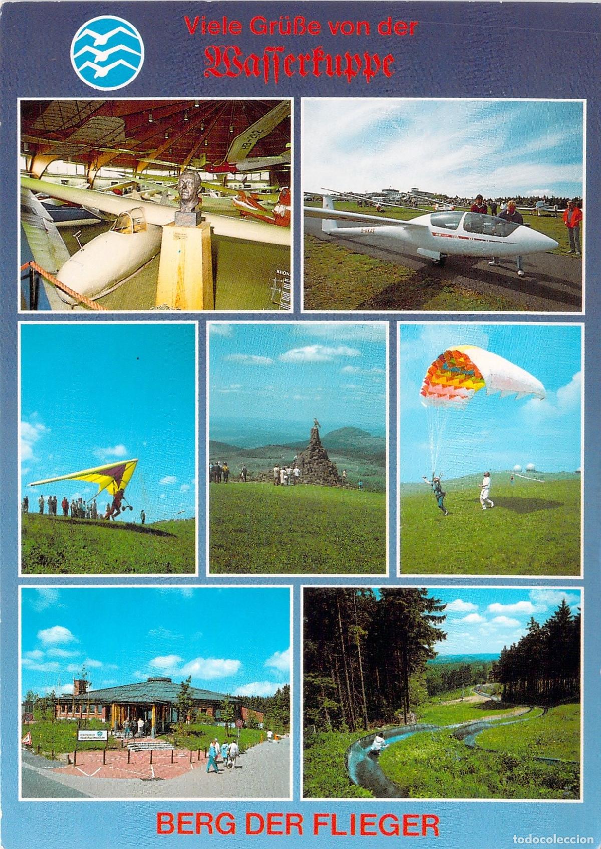 Cartes Postales: Postal de Wasserkuppe Rh&ouml;n Alemania Aviaci&oacute;n y Planeadores