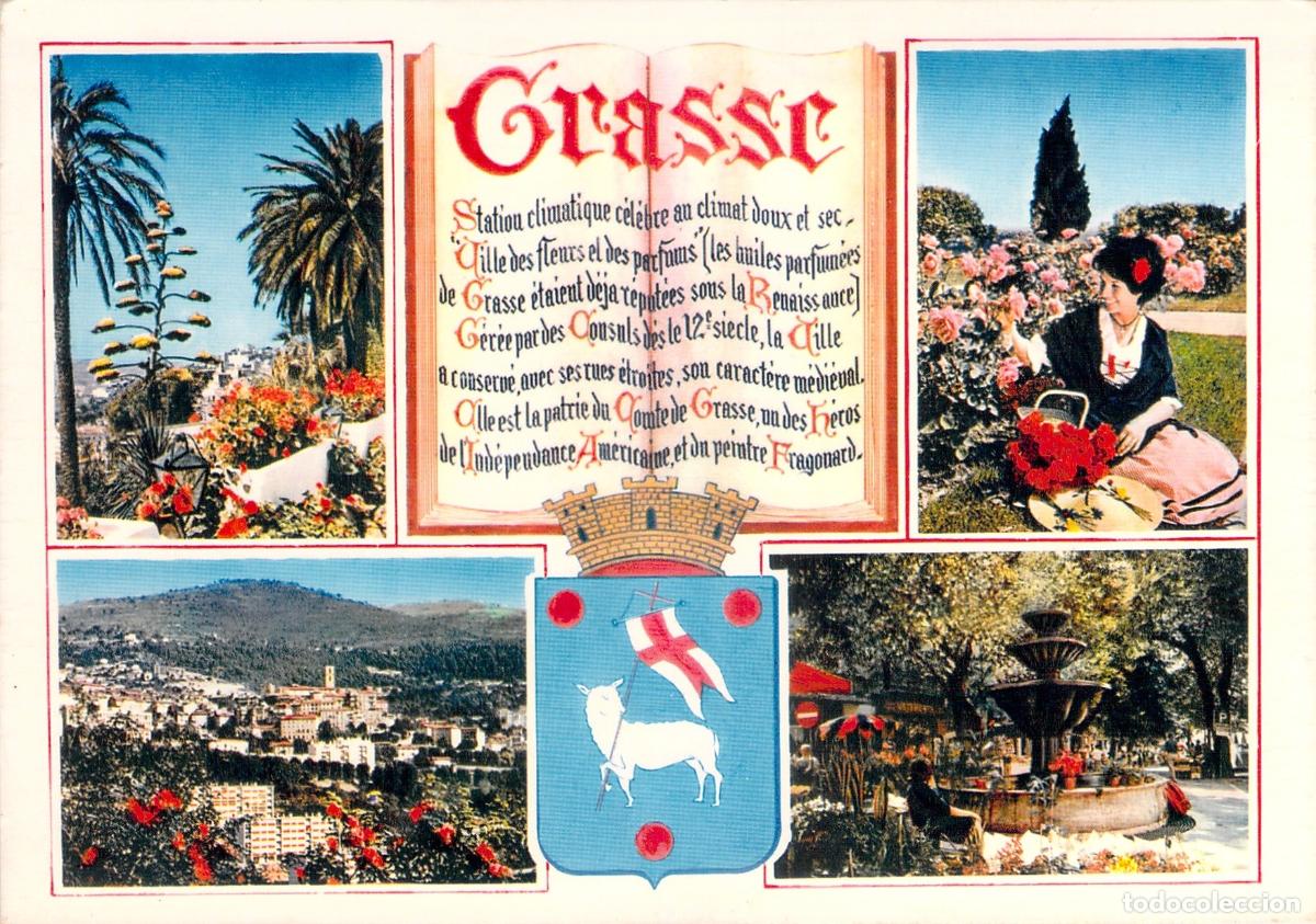 Postales: Postal Grasse Ciudad de las Flores y Perfumes Multivista Francia