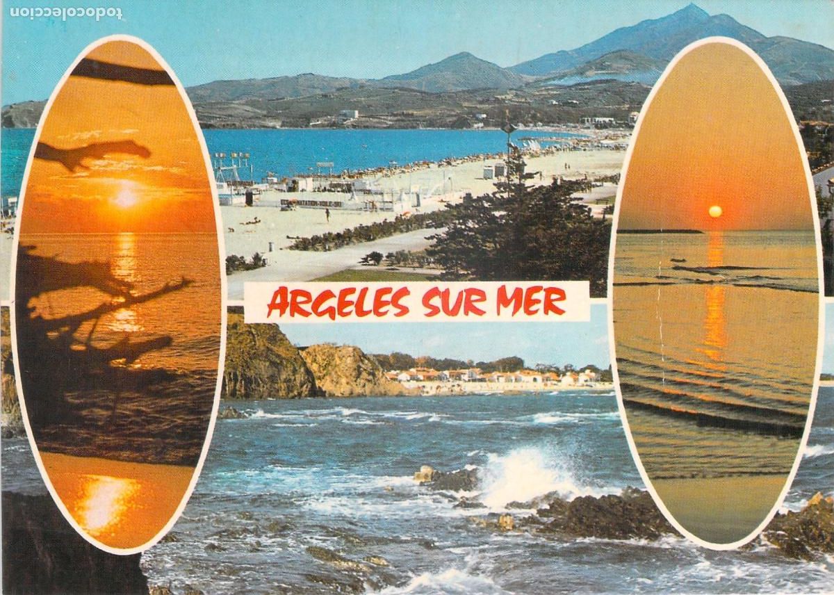 Postales: Postal de Argel&egrave;s-sur-Mer, Costa Bermeja y Playa del Racou