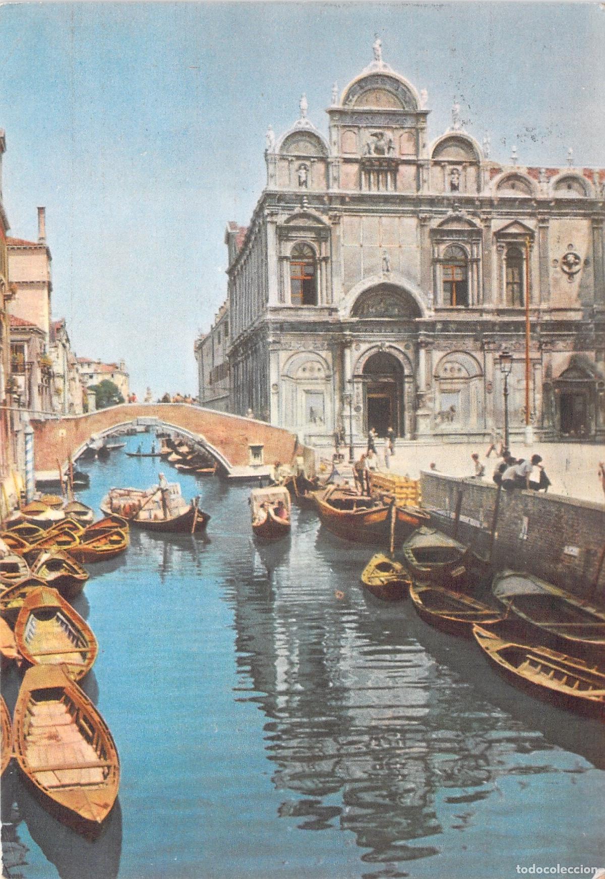 Postales: Postal Venecia Ospedale Civile y Scuola Grande di San Marco