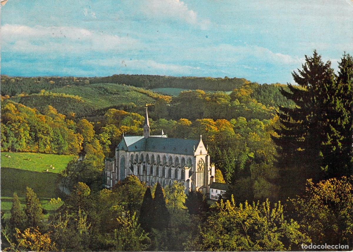 Postkarten: Postal Catedral de Altenberg en el Valle, Alemania - Paisaje y Arquitectura