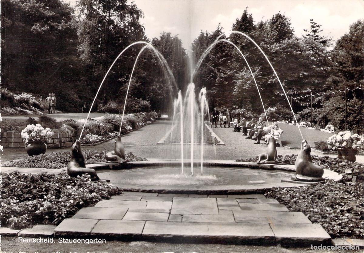 Postkarten: Postal de la Fuente en Staudengarten, Remscheid, Alemania