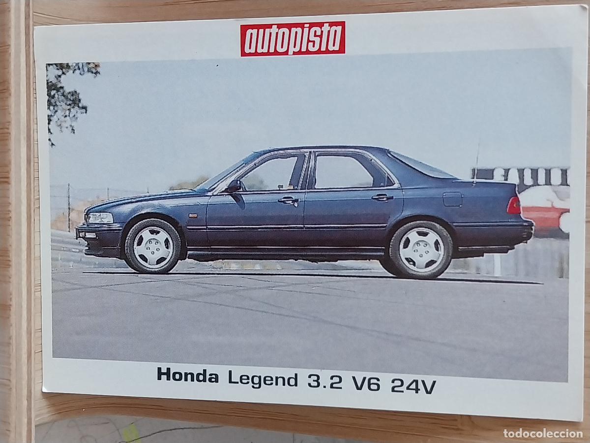 Postales: HONDA LEGEND 3.2 V6 24V CROMO ADHESIVO SIN PEGAR NUNCA 9.8X6.8CMS