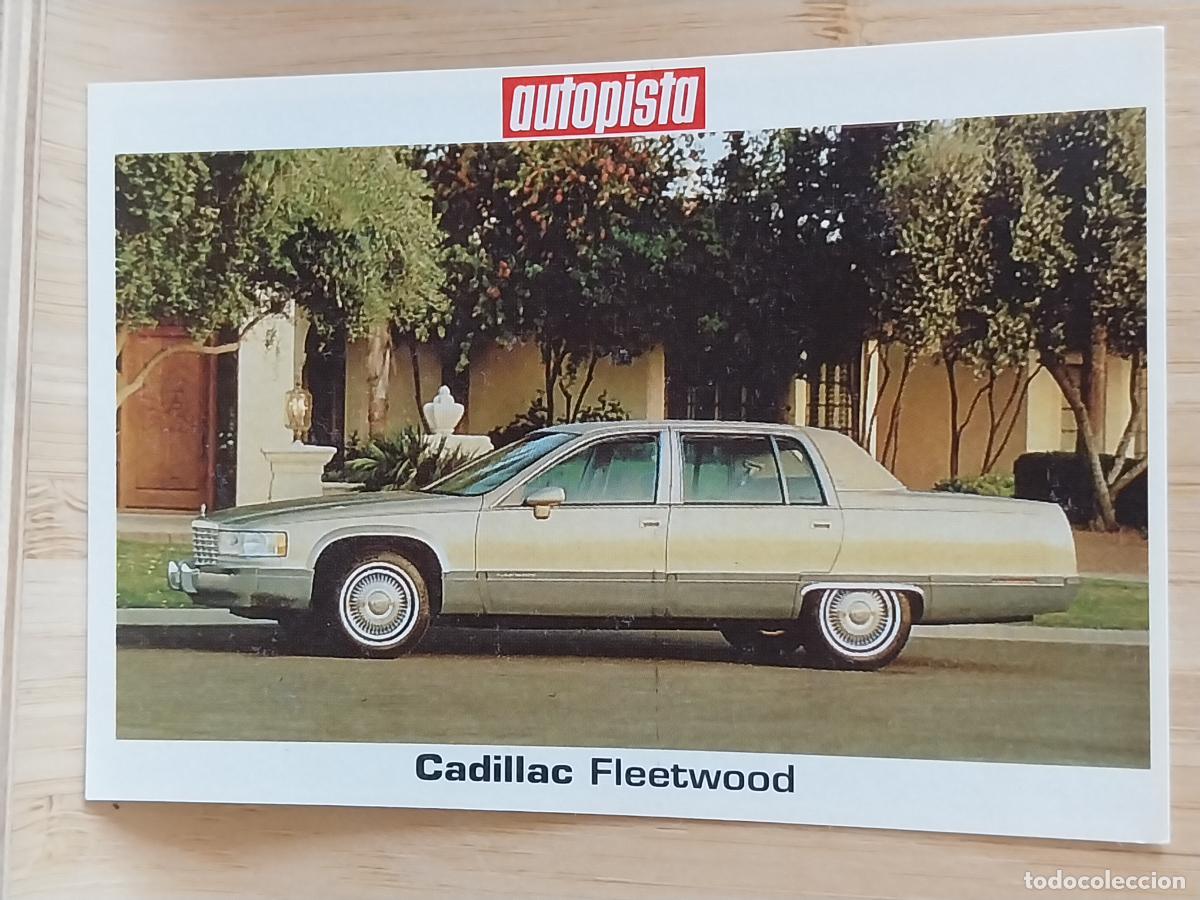 Postales: CADILLAC FLEETWOOD ** CROMO ADHESIVO SIN PEGAR NUNCA 9.8X6.8CMS COCHES AUTOMOVIL