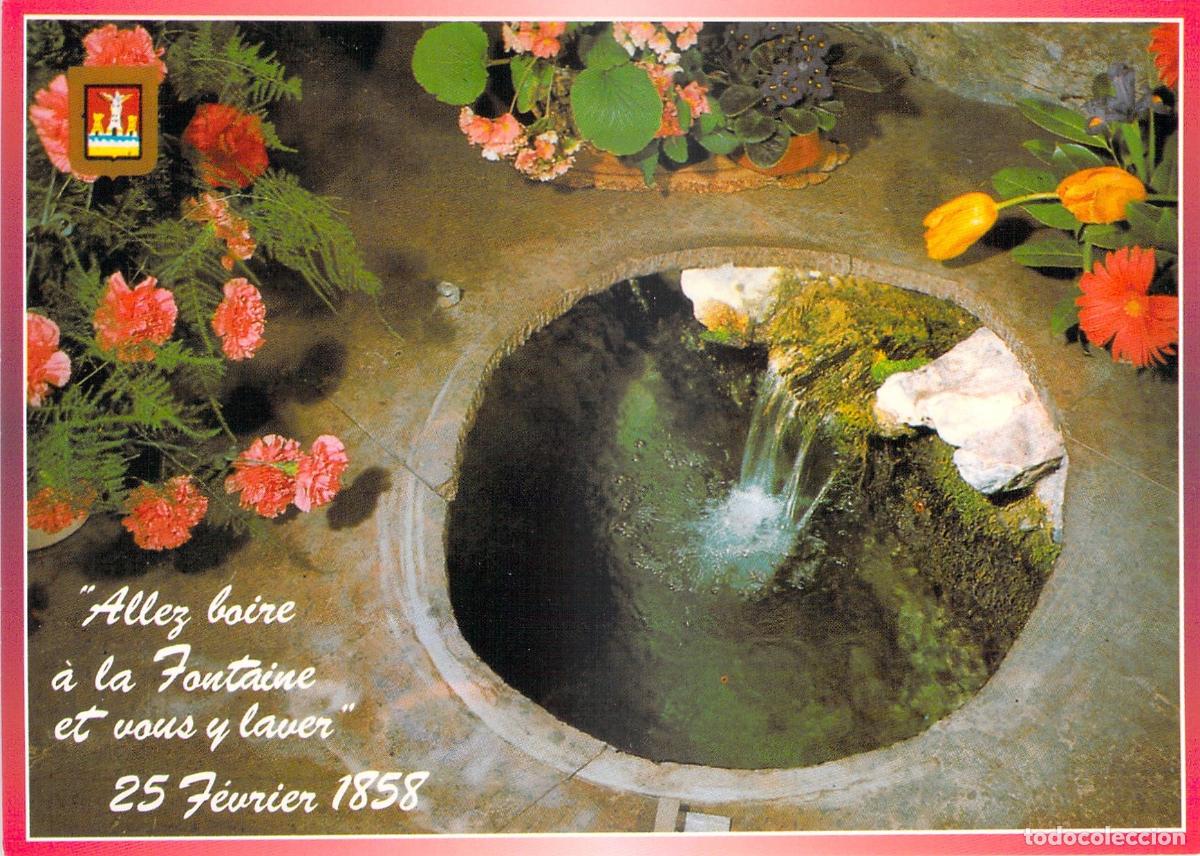 Postales: Postal de Lourdes: Fuente Milagrosa en la Gruta de Massabielle