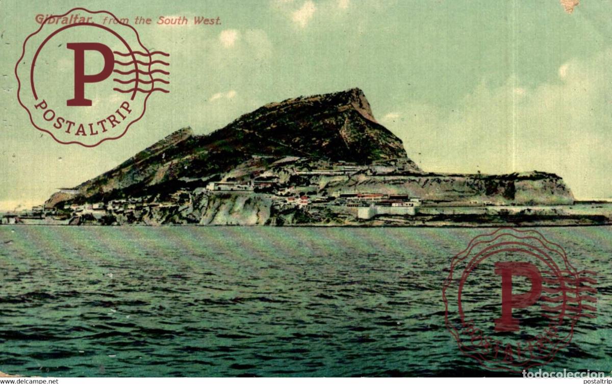 Cartes Postales: GIBRALTAR FROM THE SOUTH WEST