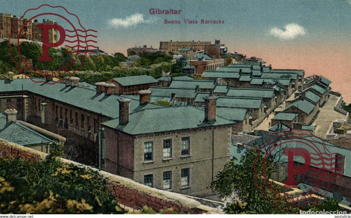 Postales: GIBRALTAR BUENA VISTA BARRACKS