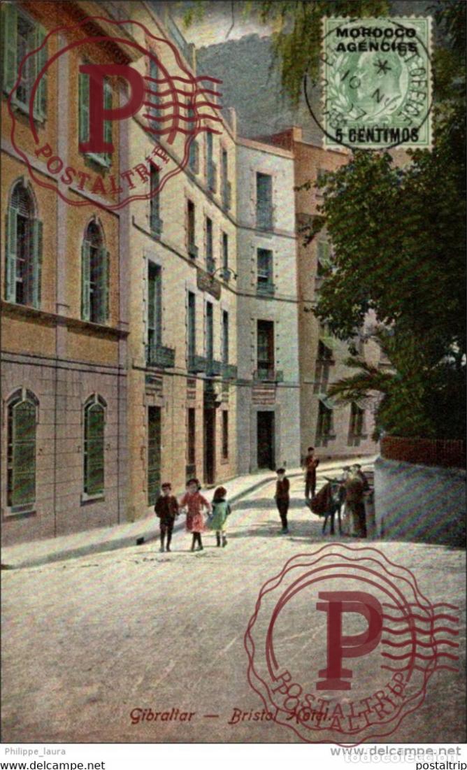 Postales: GIBRALTAR. BRISTOL HOTEL - Foto 1