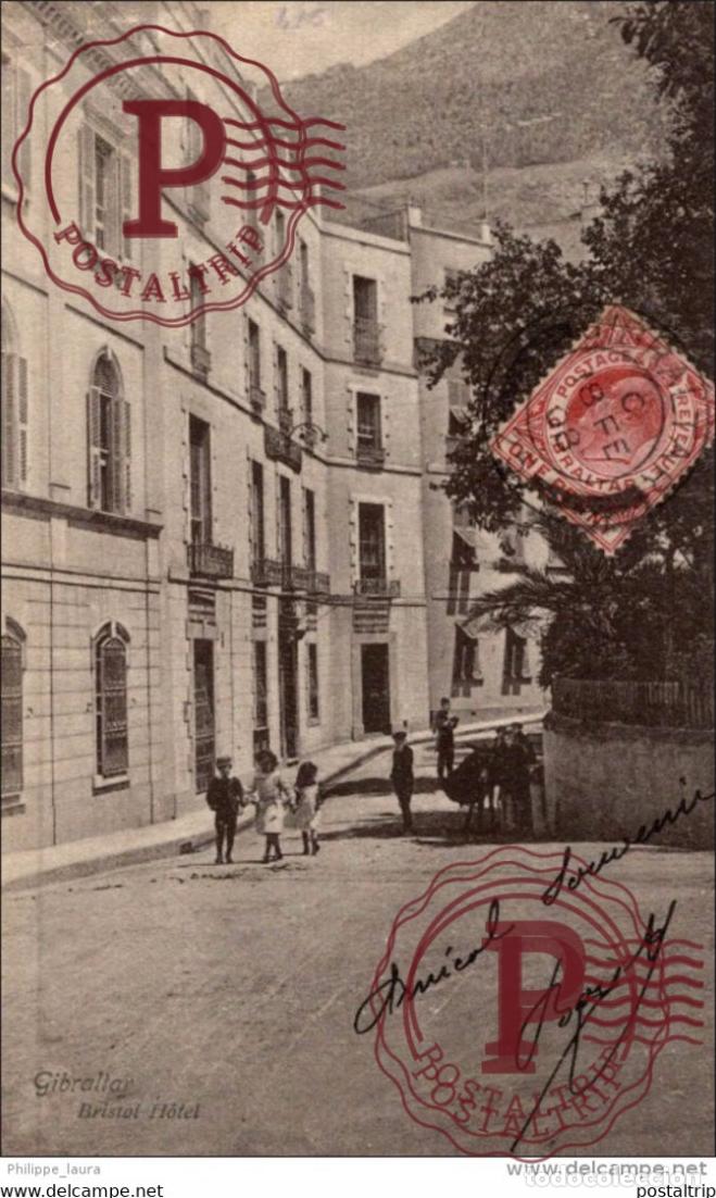 Postales: GIBRALTAR. BRISTOL HOTEL - Foto 1