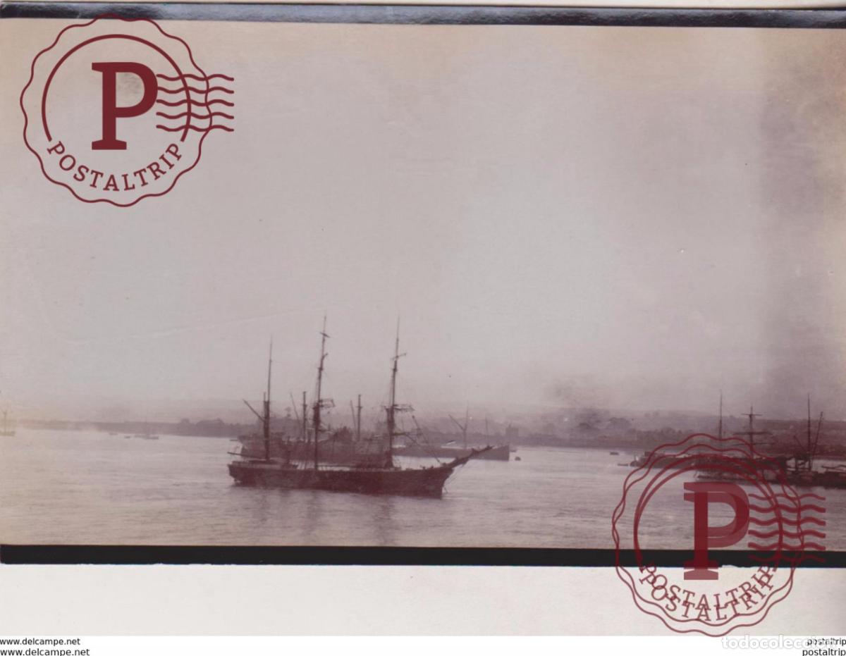 Postales: REAL PHOTO POSTCARD 1906 GIBRLATAR