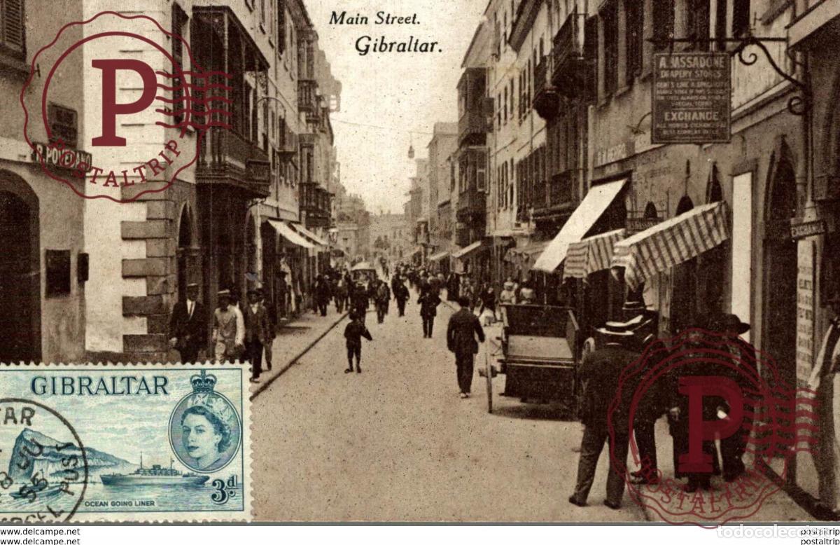 Postales: MAIN STREET GIBRALTAR