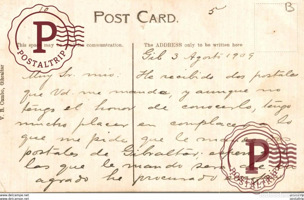 Postales: GIBRALTAR BATTLESHIPS - Foto 2