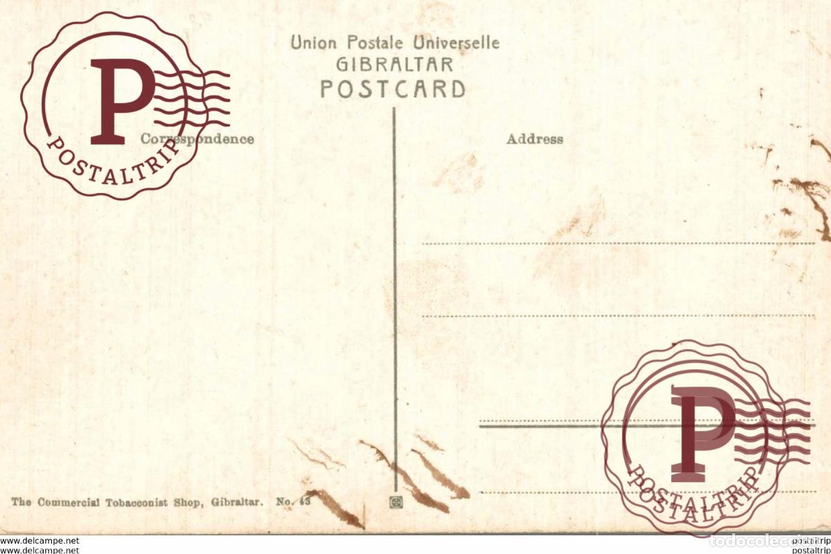 Postales: GIBRALTAR NO 3 DOCK AND WORKSHOPS - Foto 2