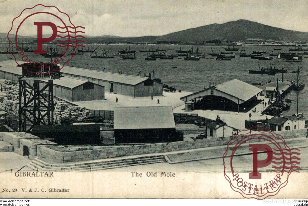 Postales: GIBRALTAR THE OLD MOLE - Foto 1