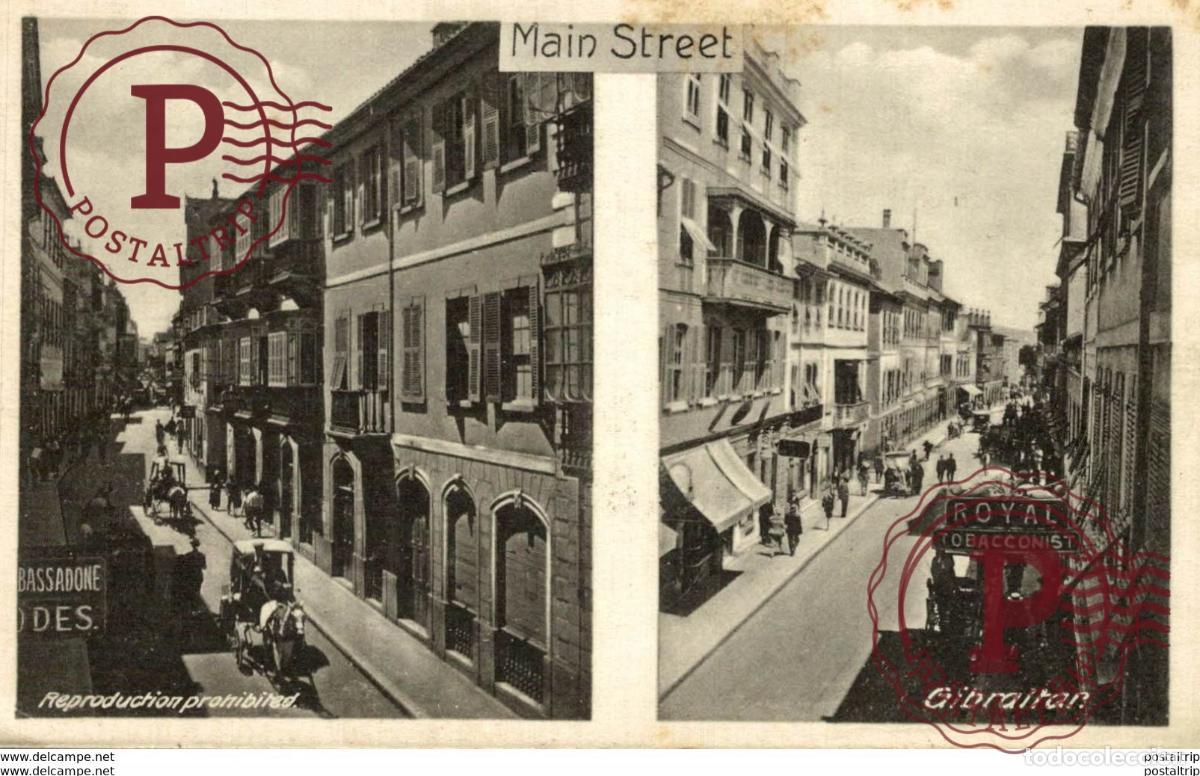 Postales: GIBRALTAR MAIN STREET - Foto 1