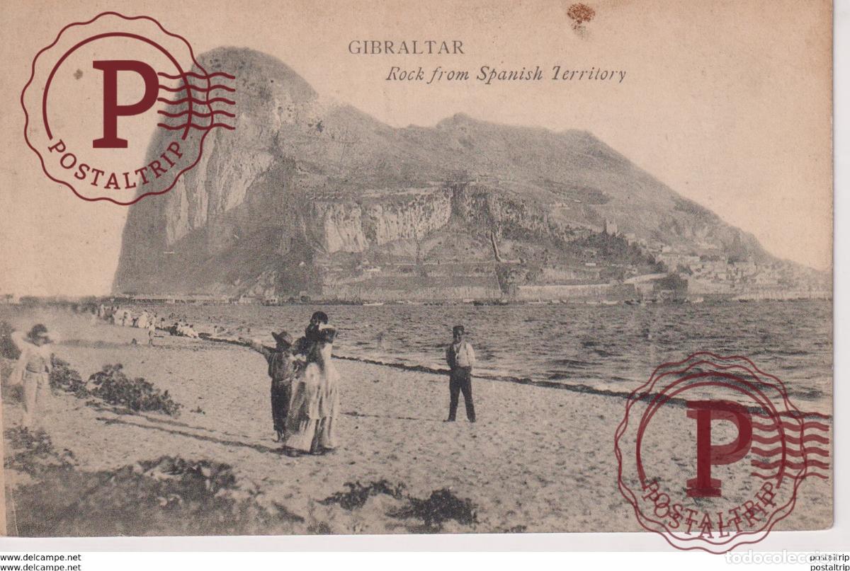 Postales: Rock from Spanish Territory. GIBRALTAR - Foto 1