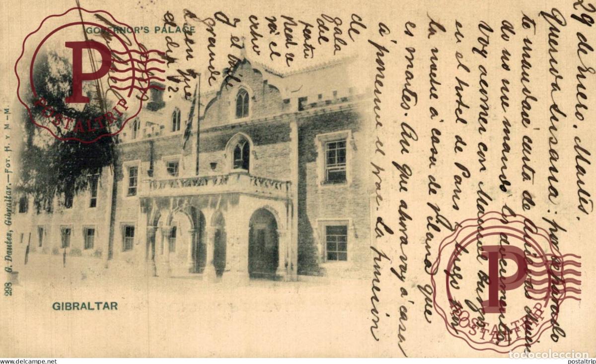 Postales: GIBRALTAR - Governors Palace - Foto 1
