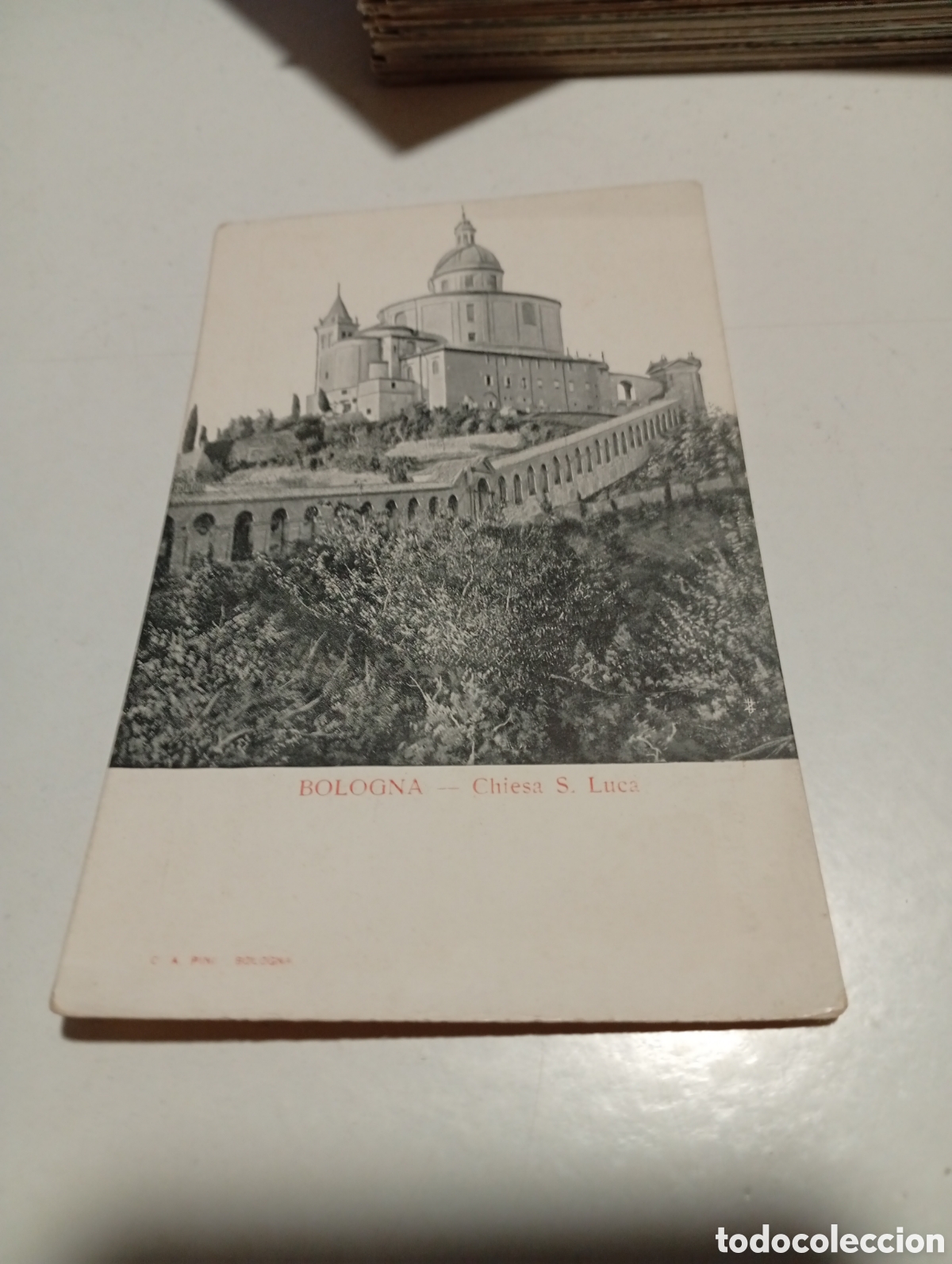 Postales: Postal antigua Bolonia iglesia San Luca