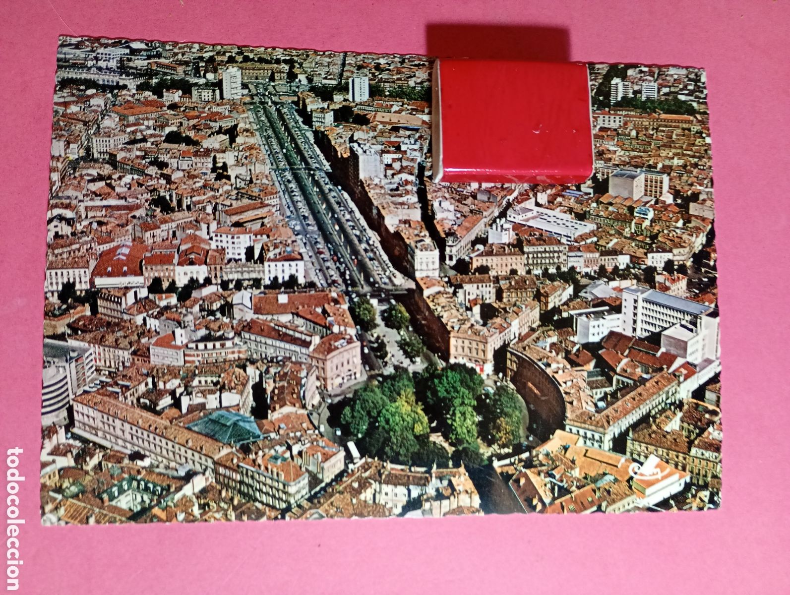 Postales: TOULOUSE (3)CL 540-62 VUE A&Eacute;RIENNE LA PLACE WILSON S/C COLOR COMBIER IMPRIMEUR MACON CIMCOLOR R1599