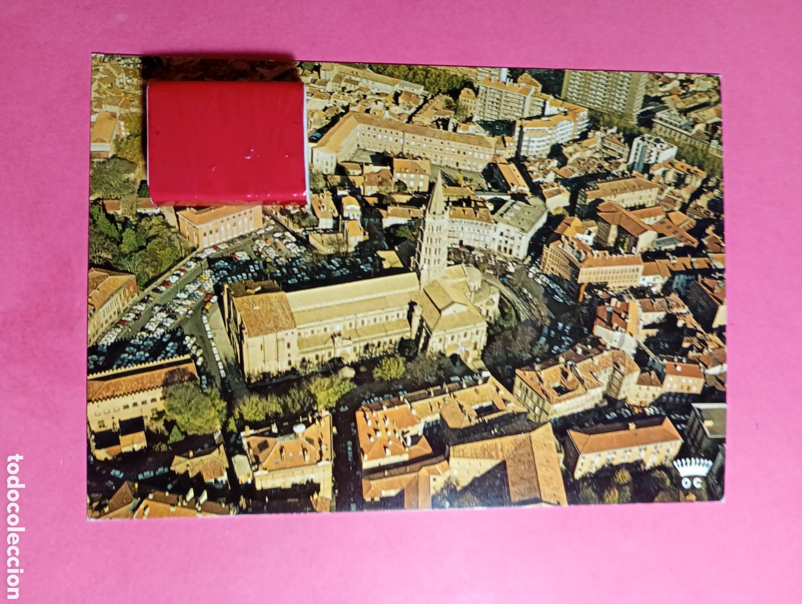 Postales: TOULOUSE L92 A&Eacute;RIENNE SUR LA BASILIQUE DE ST. SERNIN XI&eacute; XII&eacute;. s. F. LOUBATIERES R1605